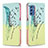 Custodia Portafoglio In Pelle Fantasia Modello Cover con Supporto B01F per Samsung Galaxy M52 5G