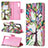 Custodia Portafoglio In Pelle Fantasia Modello Cover con Supporto B01F per Samsung Galaxy Note 10 5G