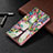 Custodia Portafoglio In Pelle Fantasia Modello Cover con Supporto B01F per Samsung Galaxy Note 10 5G