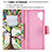 Custodia Portafoglio In Pelle Fantasia Modello Cover con Supporto B01F per Samsung Galaxy Note 10 Plus 5G