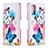 Custodia Portafoglio In Pelle Fantasia Modello Cover con Supporto B01F per Samsung Galaxy Note 20 5G