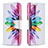Custodia Portafoglio In Pelle Fantasia Modello Cover con Supporto B01F per Samsung Galaxy Note 20 5G Multicolore