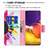 Custodia Portafoglio In Pelle Fantasia Modello Cover con Supporto B01F per Samsung Galaxy Quantum2 5G