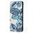Custodia Portafoglio In Pelle Fantasia Modello Cover con Supporto B01F per Samsung Galaxy S21 Ultra 5G