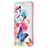Custodia Portafoglio In Pelle Fantasia Modello Cover con Supporto B01F per Samsung Galaxy S21 Ultra 5G Rosa Caldo