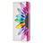 Custodia Portafoglio In Pelle Fantasia Modello Cover con Supporto B01F per Samsung Galaxy S23 Ultra 5G Colorato