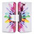 Custodia Portafoglio In Pelle Fantasia Modello Cover con Supporto B01F per Samsung Galaxy S24 5G