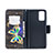 Custodia Portafoglio In Pelle Fantasia Modello Cover con Supporto B03F per Samsung Galaxy Note 20 5G