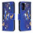 Custodia Portafoglio In Pelle Fantasia Modello Cover con Supporto B03F per Samsung Galaxy Note 20 5G