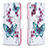 Custodia Portafoglio In Pelle Fantasia Modello Cover con Supporto B03F per Samsung Galaxy Note 20 5G Colorato