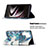 Custodia Portafoglio In Pelle Fantasia Modello Cover con Supporto B03F per Samsung Galaxy S21 Ultra 5G