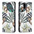 Custodia Portafoglio In Pelle Fantasia Modello Cover con Supporto B03F per Samsung Galaxy S21 Ultra 5G