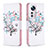 Custodia Portafoglio In Pelle Fantasia Modello Cover con Supporto B03F per Xiaomi Mi 12X 5G Bianco