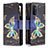 Custodia Portafoglio In Pelle Fantasia Modello Cover con Supporto B04F per Oppo A74 5G