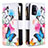 Custodia Portafoglio In Pelle Fantasia Modello Cover con Supporto B04F per Oppo A94 4G Colorato