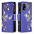 Custodia Portafoglio In Pelle Fantasia Modello Cover con Supporto B04F per Oppo A95 4G