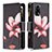 Custodia Portafoglio In Pelle Fantasia Modello Cover con Supporto B04F per Oppo Reno6 Lite