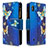 Custodia Portafoglio In Pelle Fantasia Modello Cover con Supporto B04F per Samsung Galaxy A10
