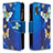 Custodia Portafoglio In Pelle Fantasia Modello Cover con Supporto B04F per Samsung Galaxy A40