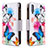 Custodia Portafoglio In Pelle Fantasia Modello Cover con Supporto B04F per Samsung Galaxy A70