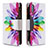 Custodia Portafoglio In Pelle Fantasia Modello Cover con Supporto B04F per Samsung Galaxy A70 Multicolore