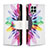 Custodia Portafoglio In Pelle Fantasia Modello Cover con Supporto B04F per Samsung Galaxy M33 5G Multicolore