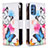 Custodia Portafoglio In Pelle Fantasia Modello Cover con Supporto B04F per Samsung Galaxy M52 5G Colorato