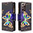 Custodia Portafoglio In Pelle Fantasia Modello Cover con Supporto B04F per Samsung Galaxy Note 20 Ultra 5G