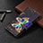 Custodia Portafoglio In Pelle Fantasia Modello Cover con Supporto B04F per Samsung Galaxy Note 20 Ultra 5G