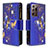 Custodia Portafoglio In Pelle Fantasia Modello Cover con Supporto B04F per Samsung Galaxy Note 20 Ultra 5G