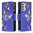 Custodia Portafoglio In Pelle Fantasia Modello Cover con Supporto B04F per Samsung Galaxy Quantum2 5G