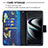 Custodia Portafoglio In Pelle Fantasia Modello Cover con Supporto B04F per Samsung Galaxy S23 Plus 5G