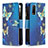 Custodia Portafoglio In Pelle Fantasia Modello Cover con Supporto B04F per Vivo Y12s