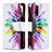 Custodia Portafoglio In Pelle Fantasia Modello Cover con Supporto B04F per Vivo Y12s Multicolore
