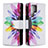 Custodia Portafoglio In Pelle Fantasia Modello Cover con Supporto B05F per Samsung Galaxy S21 Ultra 5G Colorato