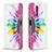 Custodia Portafoglio In Pelle Fantasia Modello Cover con Supporto B05F per Xiaomi Poco M3 Multicolore