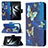 Custodia Portafoglio In Pelle Fantasia Modello Cover con Supporto B09F per Samsung Galaxy S23 5G