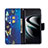 Custodia Portafoglio In Pelle Fantasia Modello Cover con Supporto B09F per Samsung Galaxy S24 5G