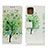 Custodia Portafoglio In Pelle Fantasia Modello Cover con Supporto D02Y per Motorola Moto Edge S 5G Verde
