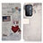 Custodia Portafoglio In Pelle Fantasia Modello Cover con Supporto D02Y per OnePlus Nord N200 5G
