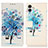 Custodia Portafoglio In Pelle Fantasia Modello Cover con Supporto D02Y per Samsung Galaxy M04