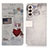 Custodia Portafoglio In Pelle Fantasia Modello Cover con Supporto D02Y per Samsung Galaxy S21 Plus 5G