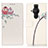 Custodia Portafoglio In Pelle Fantasia Modello Cover con Supporto D02Y per Sony Xperia PRO-I Rosa