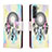 Custodia Portafoglio In Pelle Fantasia Modello Cover con Supporto H01X per Samsung Galaxy S22 5G Colorato