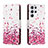 Custodia Portafoglio In Pelle Fantasia Modello Cover con Supporto H01X per Samsung Galaxy S22 Ultra 5G