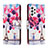 Custodia Portafoglio In Pelle Fantasia Modello Cover con Supporto H02X per Samsung Galaxy A53 5G Multicolore