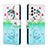 Custodia Portafoglio In Pelle Fantasia Modello Cover con Supporto H02X per Samsung Galaxy A53 5G Verde