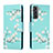 Custodia Portafoglio In Pelle Fantasia Modello Cover con Supporto H02X per Samsung Galaxy S22 5G