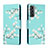 Custodia Portafoglio In Pelle Fantasia Modello Cover con Supporto H02X per Samsung Galaxy S22 Plus 5G