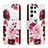 Custodia Portafoglio In Pelle Fantasia Modello Cover con Supporto H02X per Samsung Galaxy S22 Ultra 5G